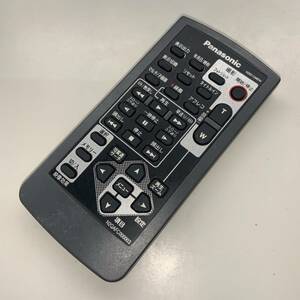 【bK-26-152】Panasonic パナソニック　ビデオカメラNV-GS5K用リモコン　N2QAFC000003　動作品