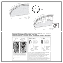 クリムエアー ドアバイザー フロント&リア用 BMW X5 E53 SUV 5ドア 2000-2007_画像6