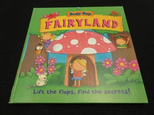 妖精のかわいい英語しかけ絵本 『Busy Day Fairyland』 ■送料無料　※シミあり　Moira Butterfield Lee Wildish□