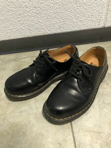 美品 Dr.Martens ドクターマーチン 3ホール ブーツ レザー シューズ 靴 1461 UK6 25cm 黒 ブラック メンズ