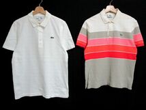 1円～売切★LACOSTE/ラコステ ポロシャツ 大量 33枚セット★古着卸 サイズ2～5 半袖 夏物 トップス オススメ まとめ売り No.U-3_画像6