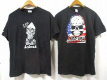 アメリカ輸入★スカル/ドクロ プリント Tシャツ 大量 30枚セット★古着卸 すべてL 春夏物 トップス 半袖 骸骨 オススメ まとめ売り No.RH-6_画像3