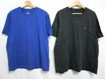 アメリカ輸入★NAUTICA/ノーティカ ワンポイント Tシャツ 大量 33枚セット★古着卸 M/L 春夏物 無地 半袖 USA オススメ まとめ売り No.Y-10_画像3