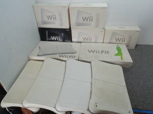 任天堂　ニンテンドー　wii wiiFit　Wii本体5箱　WiiFit6台　まとめ/管理5673C22