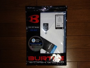 バートル 235 長袖ポロシャツ★M ホワイト★BURTLE