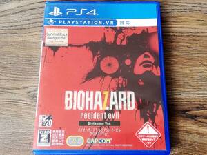 【即決&動作確認済】 バイオハザード7 レジデント イービル グロテスクVer. / BIOHAZARD サバイバルホラー / PS4ソフト 81