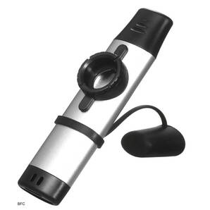 ホイッスル Kazoo カズー 笛 銀 シルバー アルミニウム合金メタル 振動膜 5枚 音楽玩具 送料無料