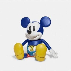 * new goods * cost 121000 MICKEY MOUSE × Keith Haring ×coach leather made soft toy ② medium limitation Mickey Keith he ring Coach 