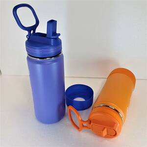 Costco　サーモフラスク水筒　0.47L２本セット　ブルー＆オレンジ　ステンレス　魔法瓶水筒　★送料無料★