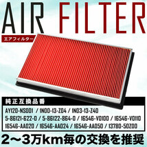 Y31 セドリック 営業車 エアフィルター エアクリーナー H16.1-H26.11 LPG AIRF13_画像1