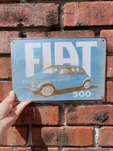 Fiat500 Vintage Signboard