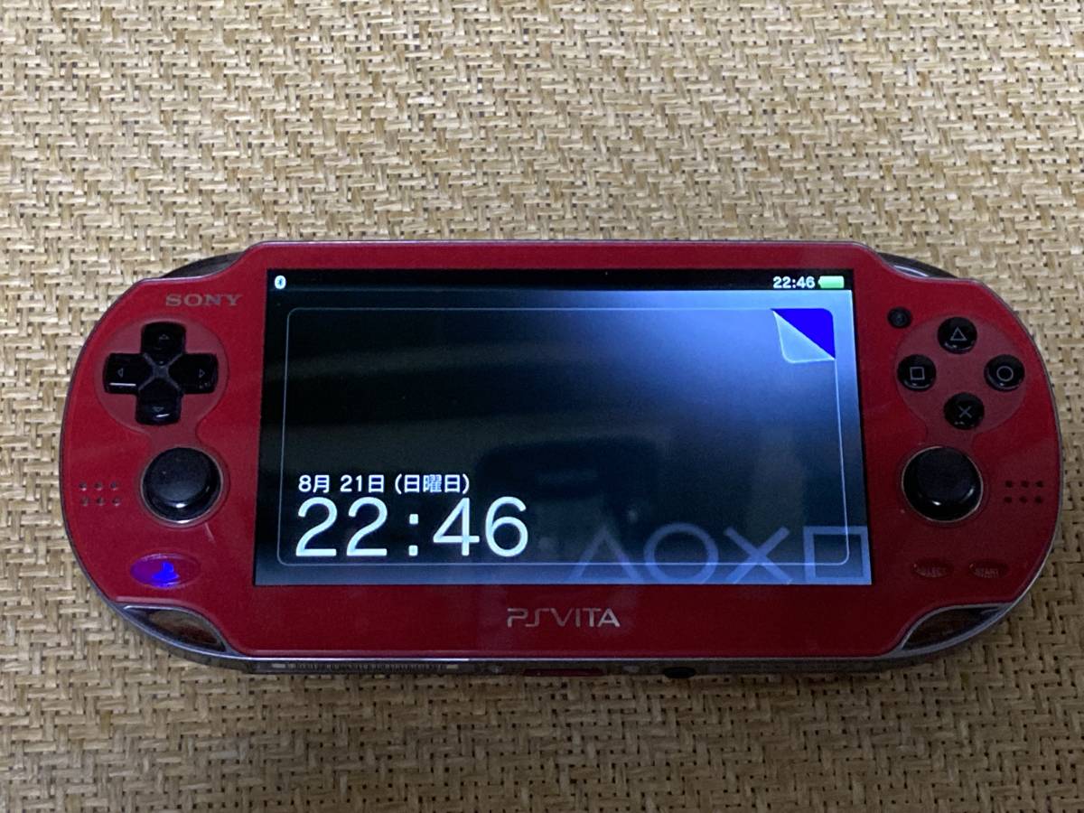 ゲーム Playstation Vita Psvita Pch 1000 レッド Fw3 61 の通販 By Teratera S Shop プレイステーションヴィータならラクマ ゲームソフ