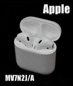  Apple 純正 AirPods ワイヤレスイヤホン Lightning 充電ケース 第2世代 MV7N2J/A A1602 A2032 A2031 アップル エアポッズ