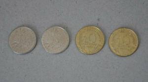 フランス 1/2フラン1971年 古銭 1997年10サンチーム コインセット ヨーロッパ 硬貨 France coins 1/2 franc