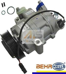 【M's】VW ポロ 9N（2005y-2014y）BEHR_HELLA製・他 エアコン コンプレッサー／POLO 純正OEM ACコンプレッサー 6Q0-820-808F 6Q0-820-803D