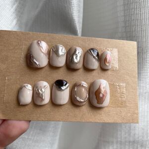 ネイルチップ ニュアンスネイル 夏ネイル