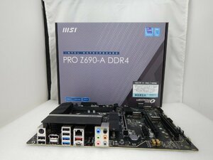 【サイコム】MSI PRO Z690-A DDR4(ATX/LGA1700) ■ジャンク品■ u0801A