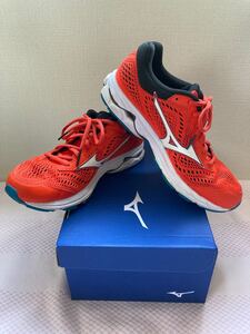 美品★ウェーブライダー ウエーブライダー 22 WAVE RIDER 22 ミズノ ランニングシューズ スニーカー 26.0