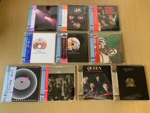 新品未開封 10枚セット 高音質初回限定国内盤SHM-CD QUEEN クィーン 紙ジャケット仕様 オリジナルLPを復刻する2種帯 即決 送料無料