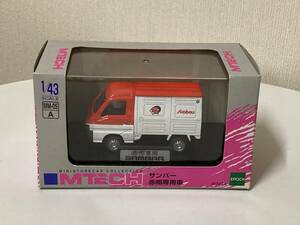  бесплатная доставка 1/43 MTECH M Tec Epo k фирма Subaru Sambar красный шапочка specification Sambar 