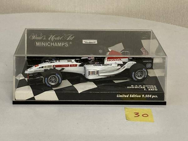 送料無料　ミニチャンプス　1/43 MINICHAMPS B.A.R Honda Showcar 2005 T.Sato '05 BARホンダ　Showcar 佐藤琢磨