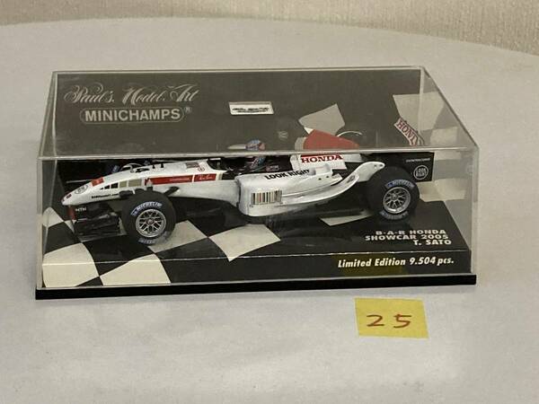 送料無料　ミニチャンプス　F1　1/43 MINICHAMPS B.A.R Honda Showcar 2005 T.Sato ホンダ ショーカー 佐藤琢磨 