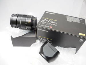 パナソニック/Panasonic レンズ:LUMIX G/ルミックス H-ES12060 LEICA DG VARIO-ELMARIT 12-60ｍｍ F2.8-4.0 ASPH./POWER O.I.S.箱付60668あ