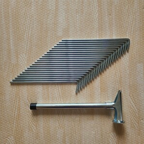 ペグ 20cm×22本 ハンマー