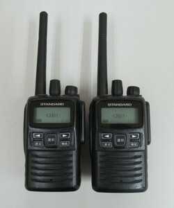 八重洲無線 スタンダード デジタル簡易無線機 351ＭＨｚ帯 携帯無線機 VX-D20 2台セット 高出力トランシーバー 登録局 5W