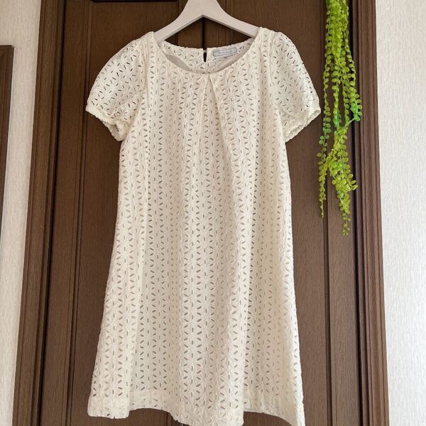 【新品】Couture Brooch白ワンピース チュニックワンピース 白