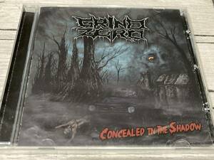 デスメタル　Grind Zero/Concealed In The Shadow 　未開封　輸入盤CD