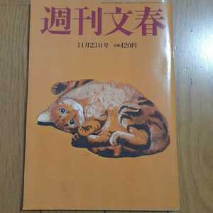 週刊文春2017年11月23日号 飯豊まりえ　座間快楽殺人事件 山尾志桜里 西内まりや 日馬富士「殴打事件」橋本まなみ 近藤誠 ワイド特集等