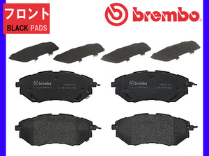 ブレンボ ブレーキパッド インプレッサ (GR系) GRF STi 標準ブレーキキャリパーにのみ フロント ブラックパッド brembo 送料無料