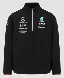 【正規品*新品】Mercedes AMG Petronas F1 ベンツ ペトロナス フリース ジャケット ハーフジップアップ スウェット XLサイズ