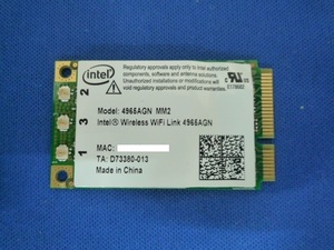 【新品】 Intel WiFi Link 4965AGN miniPCI-E 無線LANカード(M)