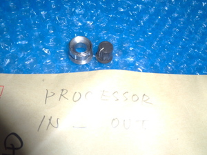 Small double knob for TS-940 PROCESSOR:IN/OUT TRIO/For Kenwood HF radio 500 yen including shipping