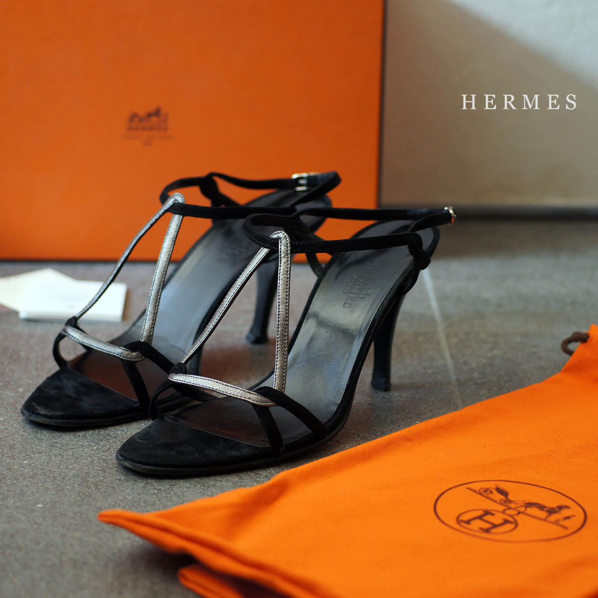 良品 HERMES エルメス スターマーク付き ショートブーツ(女性用)|売買