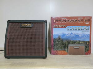 美品! CRATE CA30DG Taos Acoustic Amplifier クレイト アコースティック用アンプ 元箱付き 非喫煙環境です 