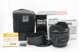 ■超極上美品■シグマ SIGMA 15mm F2.8 D EX Fisheye Nikon ニコン用 フィッシュアイ 魚眼レンズ #Z1436