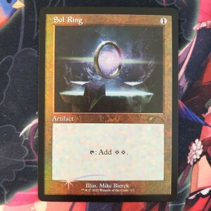 【No.9215】MTG　太陽の指輪/Sol Ring　Foil　プロモーションカード