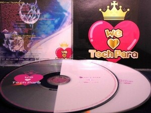 33_05143 We Love Techpara［CD+DVD］/ Various Artists (※ひび割れあり)