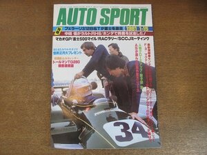 2208AO●オートスポーツ　1981.1.15　NO.312●スーパーFJ1600/スーパー・リース/H・スタック/フェラーリF-1/ラングレー＆ブルーバード