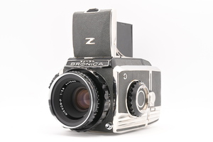 ZENZA BRONICA S2 後期 + NIKKOR-P 75mm F2.8 ゼンザブロニカ ニッコール フィルムカメラ 中判カメラ 単焦点レンズ ジャンク品 ■02922