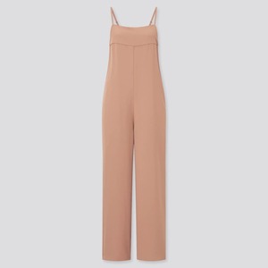 [ large price decline ] tag equipped Uniqlo UNIQLOdore-p camisole overall shoulder string adjuster attaching put on turning various possible to enjoy Brown M