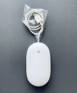 【再生品】Apple Mighty Mouse A1152アップル マイティマウス クリーニング済品 MacOSⅩ&Windows10確認済 ケーブルショートバージョン