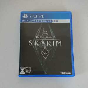 PS4 プレイステーション4 ソフト PSVR SKYRIM エルダースクロールズV スカイリムVR 動作確認済 送料無料!