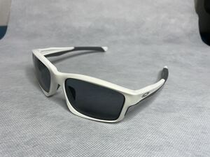 1円〜 【中古】偏光 OAKLEY CHAINLINK オークリー チェーンリンクPOLARIZED マットホワイト ポラライズド サングラス OO9247-0757