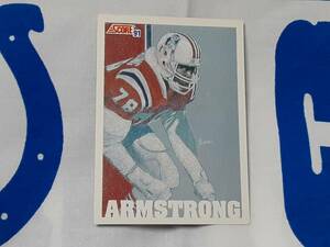 NFL 1991 SCORE91 Team MVP Bruce Armstrong New England Patriots 