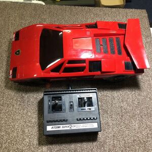 【動作未確認 ジャンク扱い】 アトコミスーパー デルタ ランボルギーニ LP500S 1/12 スケール 箱無し n