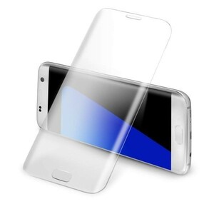 2セット＝4枚 両面セット Galaxy S7 edge SCV33 SC-02H 光沢 フィルム 3D 曲面 防指紋 保護 シール シート カバー スクリーン